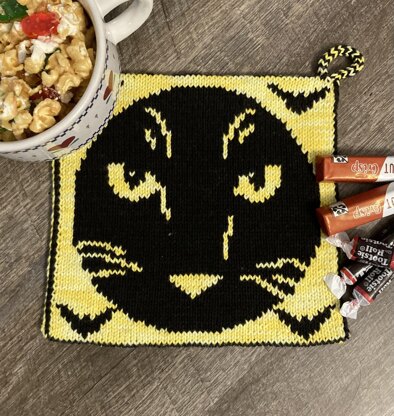 Spooky Cat Pot Holder