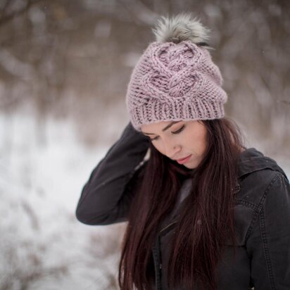 Knit Celtic Heart Beanie