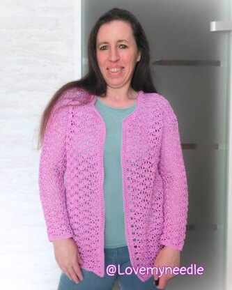 Lace Muschel Cardigan