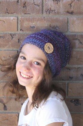 Subtle Stripes Slouchy Hat Pattern