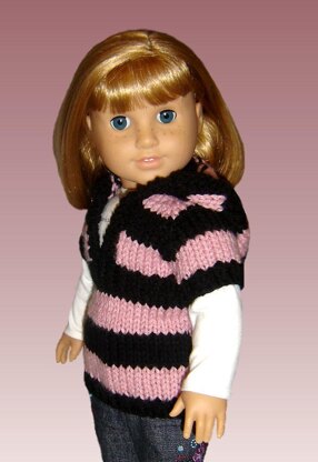 Knitting Pattern for Dolls. Fits American Girl and 18 inch, (Gotz, Maplelea) 037