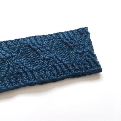 Cable Knit Headband Pattern | Cabled