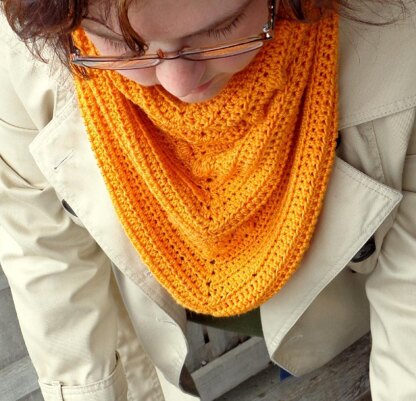 Pumpkin Spice Shawlette