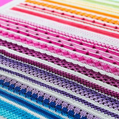 Baby Rainbow Sampler Blanket