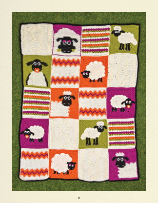 Shaun The Sheep Crochet Blanket - Downloadable PDF