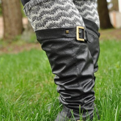 Chevron Boot Cuffs