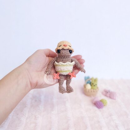 Easter Chick and Bunny Outfit for Frog and Toad