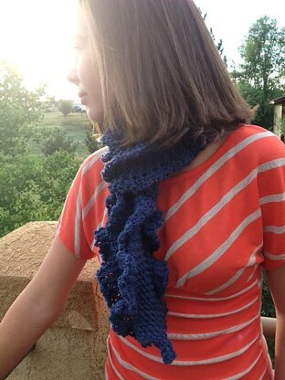 Pikes Peak Ruffle Scarf