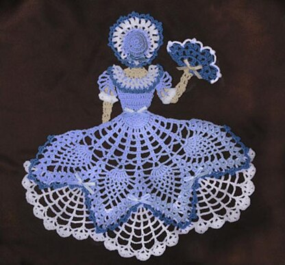 0655 Miss Belle Crinoline Girl Doily 