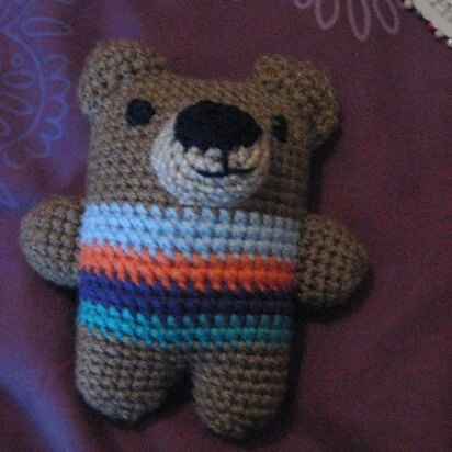 Crochet Teddy Rattle