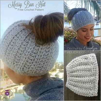 Messy Bun Hat