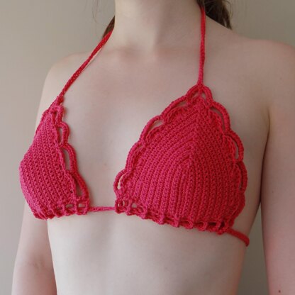 Avia Top Shell Stitch Bra Cup Crochet Pattern Video Tutorial ENG/DA -   Hong Kong