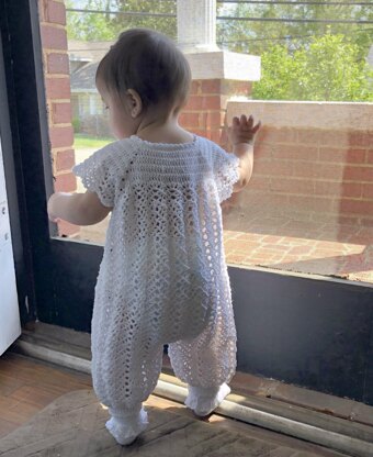 Baby Girl Romper/Jumpsuit Crochet pattern by Margaret Whisnant