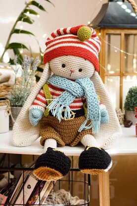 Crochet Toy Clothes Pattern - Outfit Elf for 15’’/40cm toys