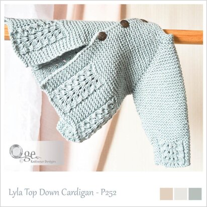 Lyla Top Down Cardigan - P252