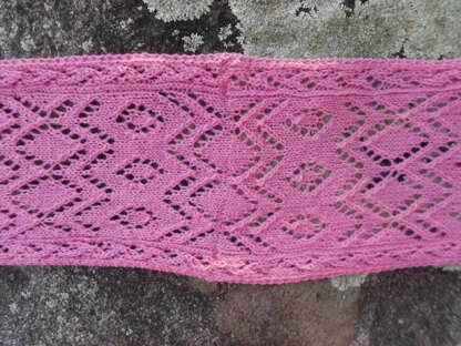 Muriel's Diamond Lace Scarf