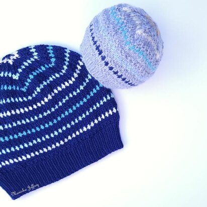 Dotted Stripes Beanie