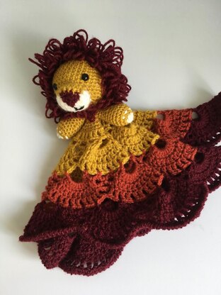 Loopy the Lion Security Blanket