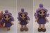 Purple Rainbow Crochet Doll Pattern 3 Levels in 1
