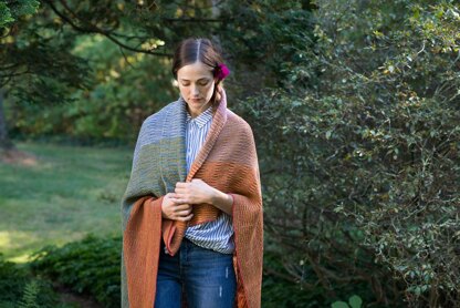 Farm-to-Skein Colorwork Throw