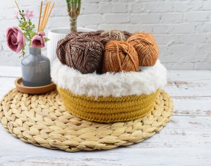 Crochet "Gaia" basket