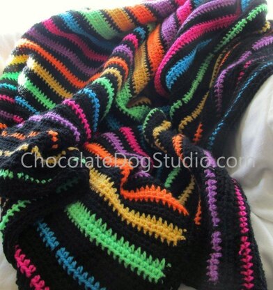 Neon Stripe Blanket