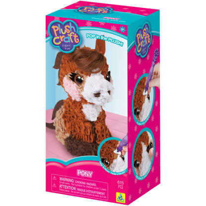 Orb Factory Plush Craft Fabric Fun Kit - Pony