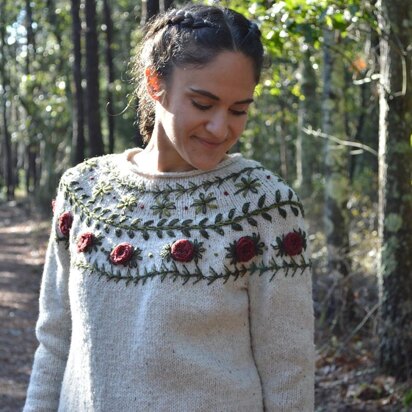 Boho Wreath Sweater