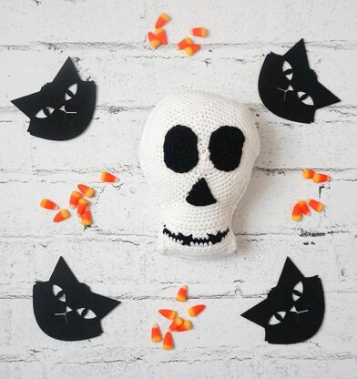 Simple Skull - Sugar Skull Reversible Softie