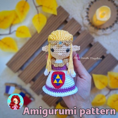 Princess Zelda (The legend of Zelda) Amigurumi Pattern