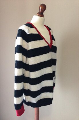 Black & White Striped Jumper