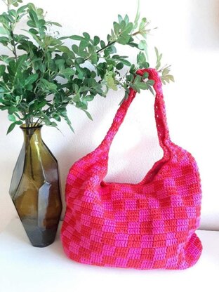 2 styles checkered bags