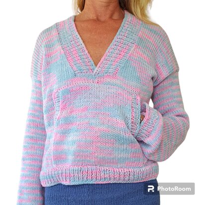 Circular knitting machine Pocket Sweater - knitting pattern
