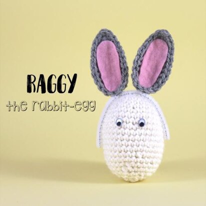 Raggy the rabbit-egg amigurumi