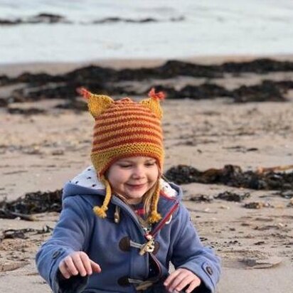 Cat, Fox, and Dinosaur Hats