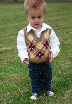 Toddler Argyle Sweater Vest