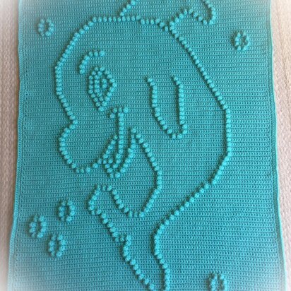 Happy Dolphin Baby Blanket