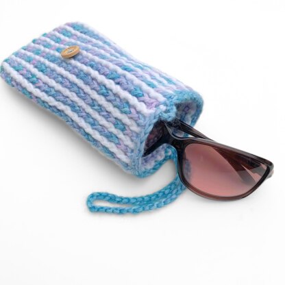 Summer Stripes Sunglasses Case