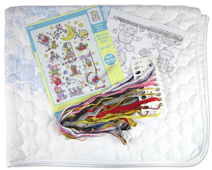 Design Works Nursery Rhymes Quilt Cross Stitch Kit - 34 x 43 Quilt