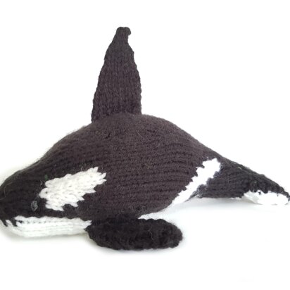 Orca or Killer Whale - knitting pattern