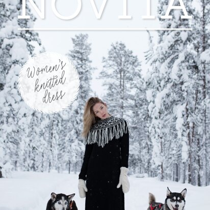 Women's Knitted Dress in Novita Nordic Wool - Downloadable PDF - knitting pattern