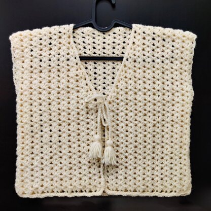 Crochet Moonflower Vest