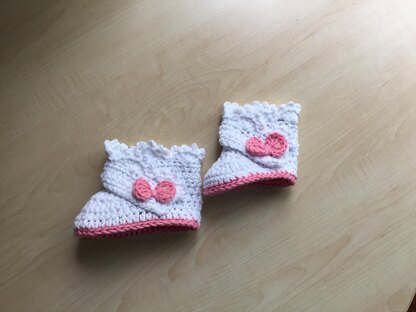 Baby Boot & Hat Set N 285