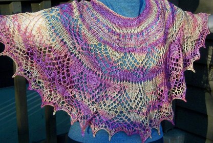 Sunburst Spectacular (poncho/shawl)