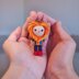 Tiny Lion amigurumi