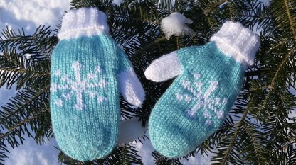 Frozen Snow Queen Mittens