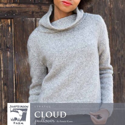 Cloud Pullover in Juniper Moon Farm Stratus - J43-04 - Downloadable PDF