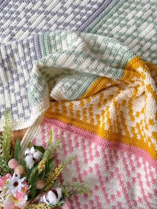 Mosaic Diamond Blanket
