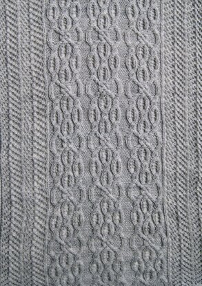 Donnegal Cable Lace Shawl