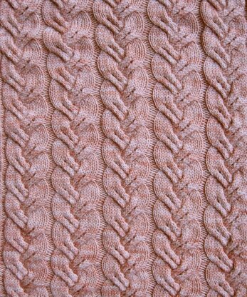 Grenoble Cabled shawl